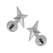 Twinkle Star Flat Back Stud