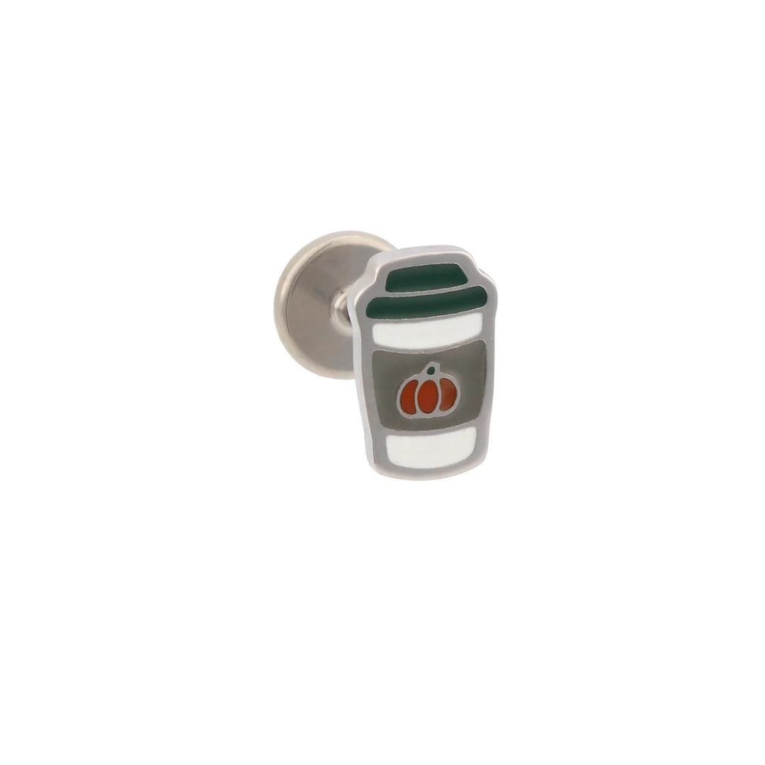 Fall Drink (PSL) Enamel Flat Back Stud