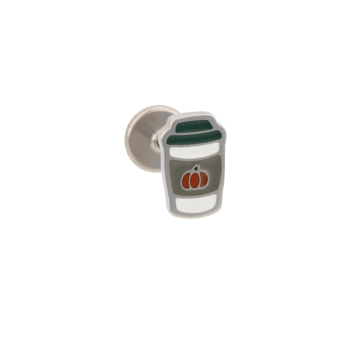 Fall Drink (PSL) Enamel Flat Back Stud