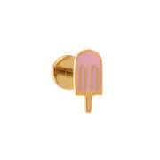 Popsicle Enamel Flat Back Stud