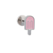 Popsicle Enamel Flat Back Stud