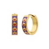 Pumpkin Patch Titanium Hoops