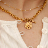 Sand Dollar Pendant Necklace