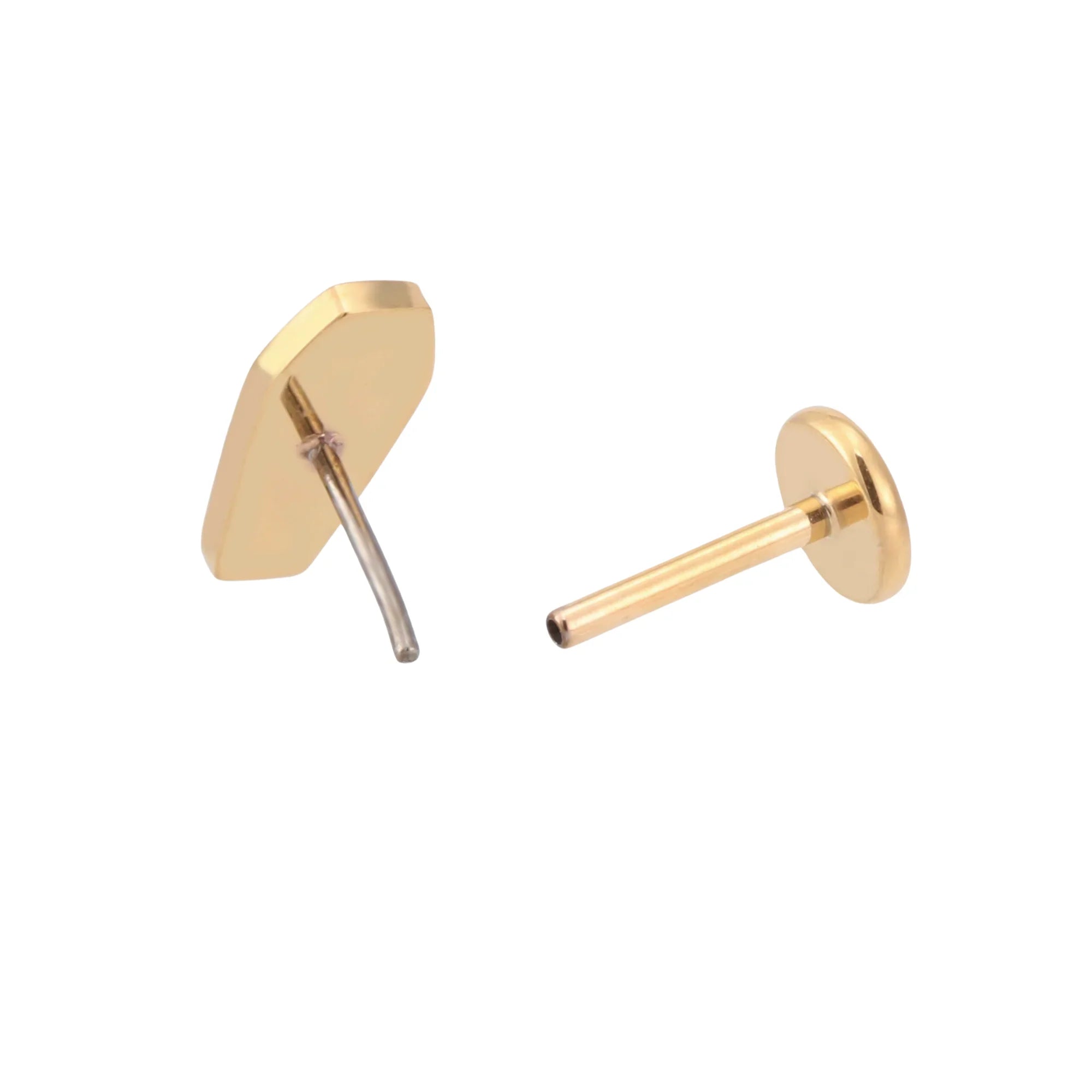 RIP Coffin Enamel Flat Back Stud