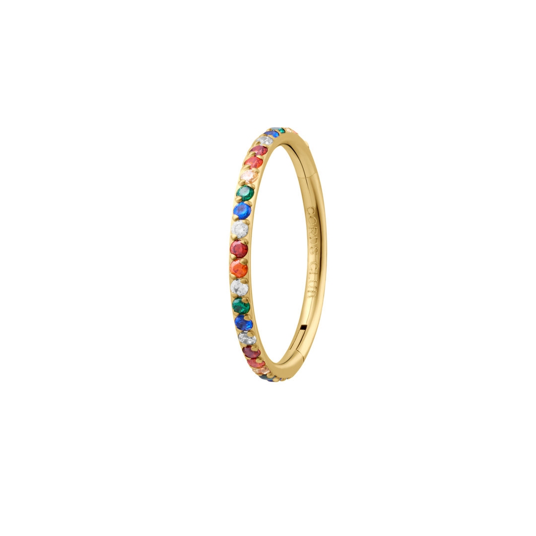 Rainbow Gem Clicker Hoop