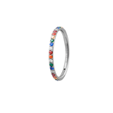 Rainbow Gem Clicker Hoop