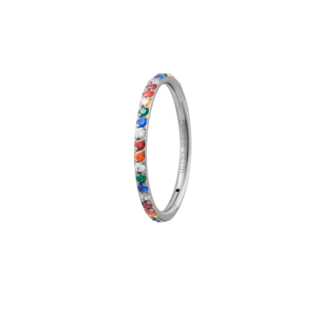 Rainbow Gem Clicker Hoop