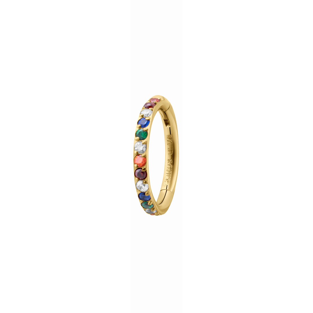 Rainbow Gem Clicker Hoop