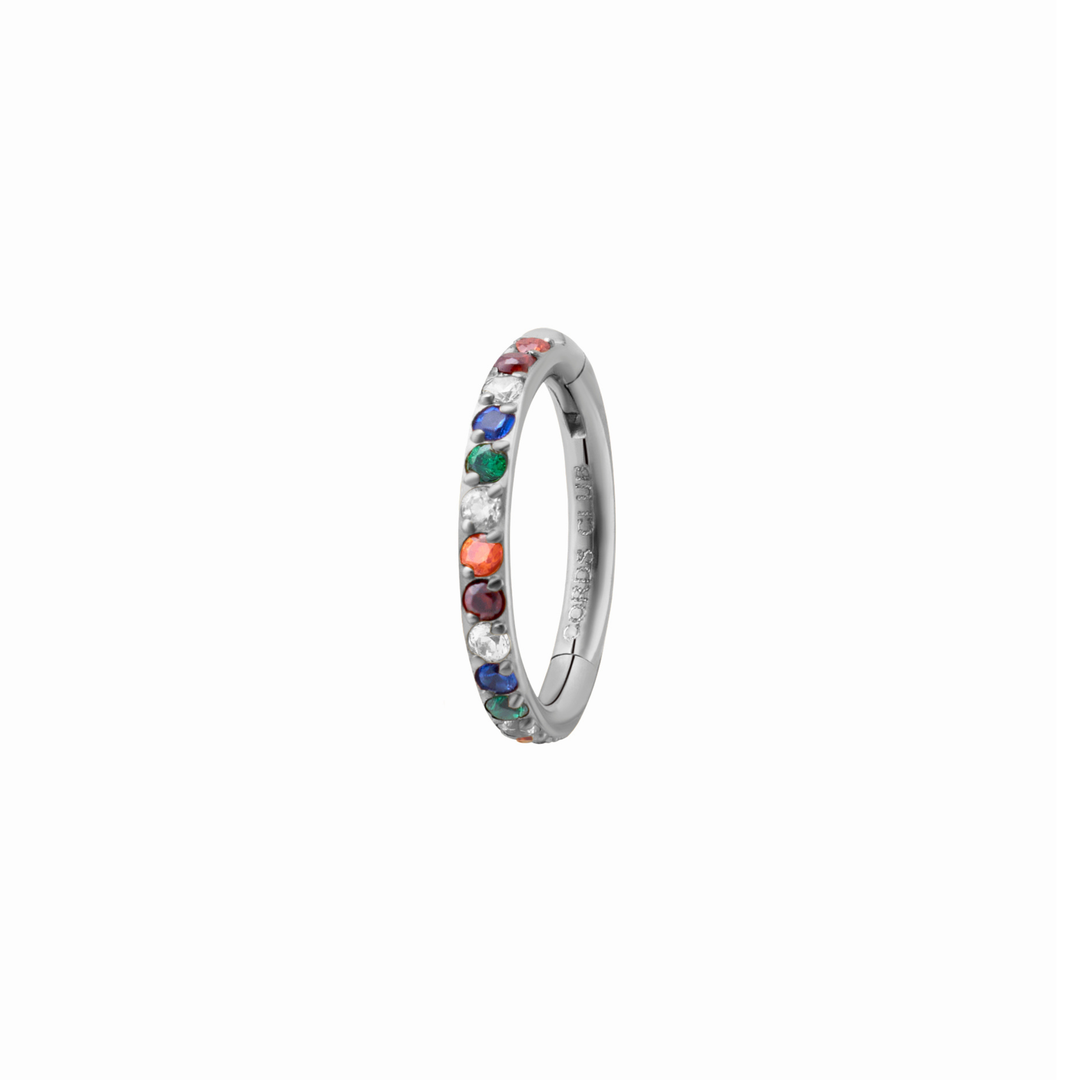 Rainbow Gem Clicker Hoop