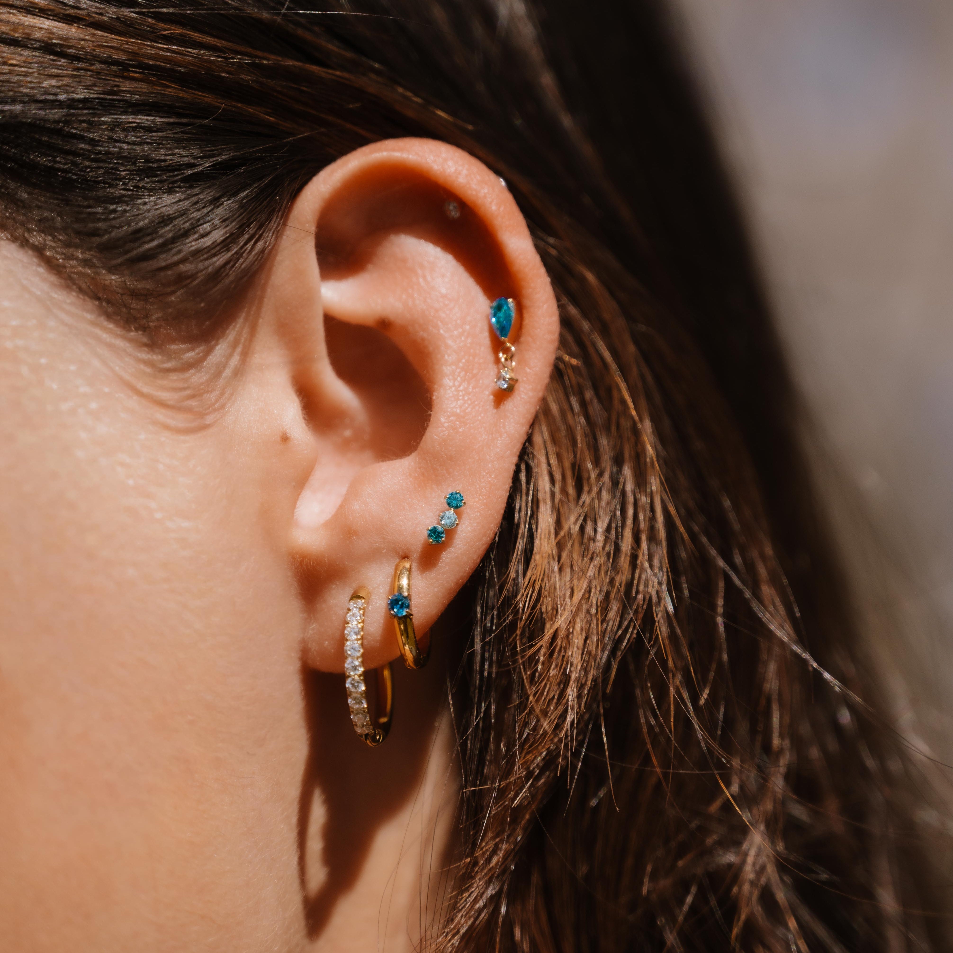 Rainfall Flat Back Stud