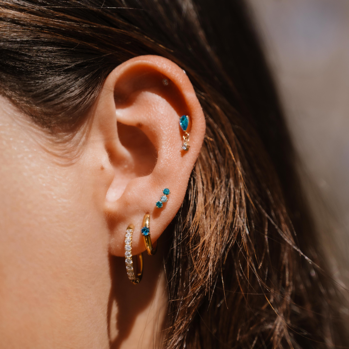 Rainfall Flat Back Stud