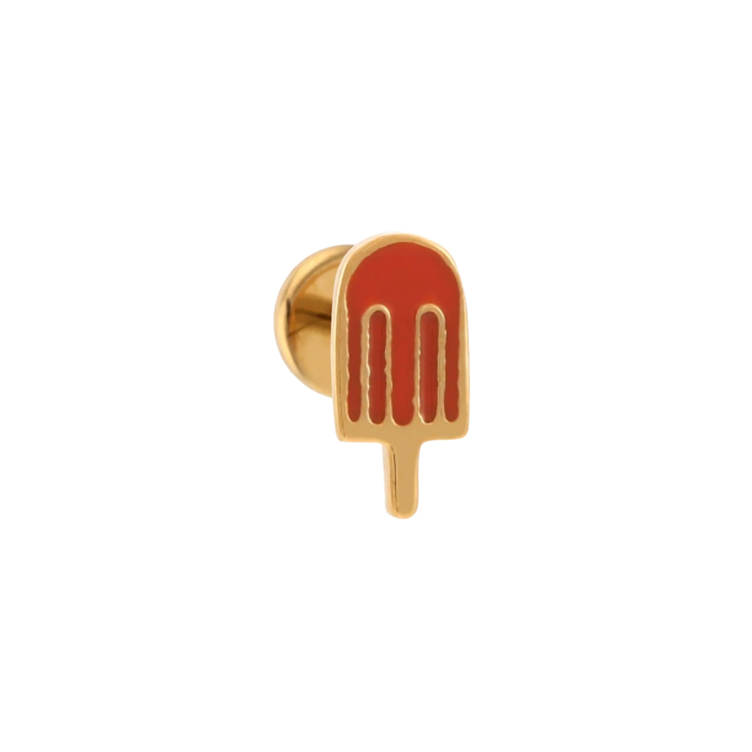 Popsicle Enamel Flat Back Stud