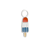 Rocket Pop Enamel Hoop Charm