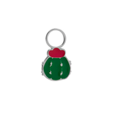 Barrel Cactus Hoop Charm