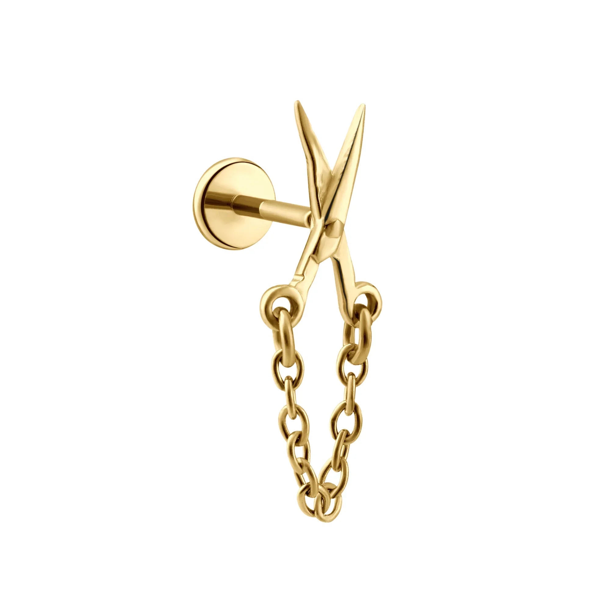 Craft Shears Flat Back Stud