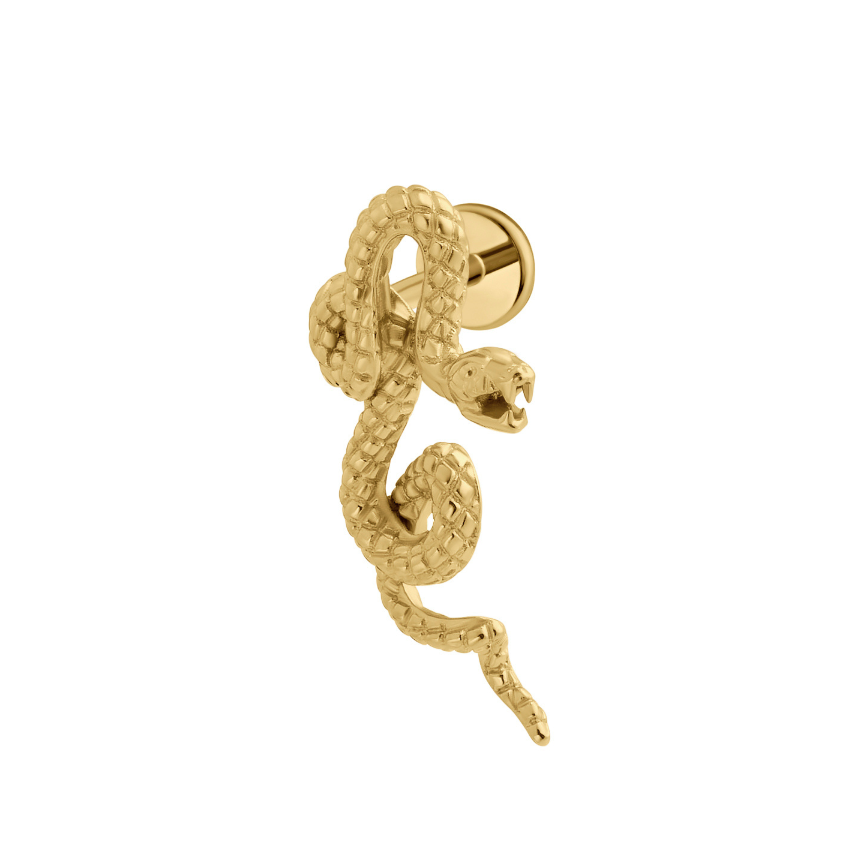 Serpentine Flat Back Stud