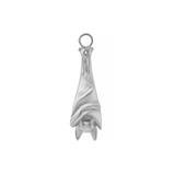 Sleepy Bat Hoop Charm