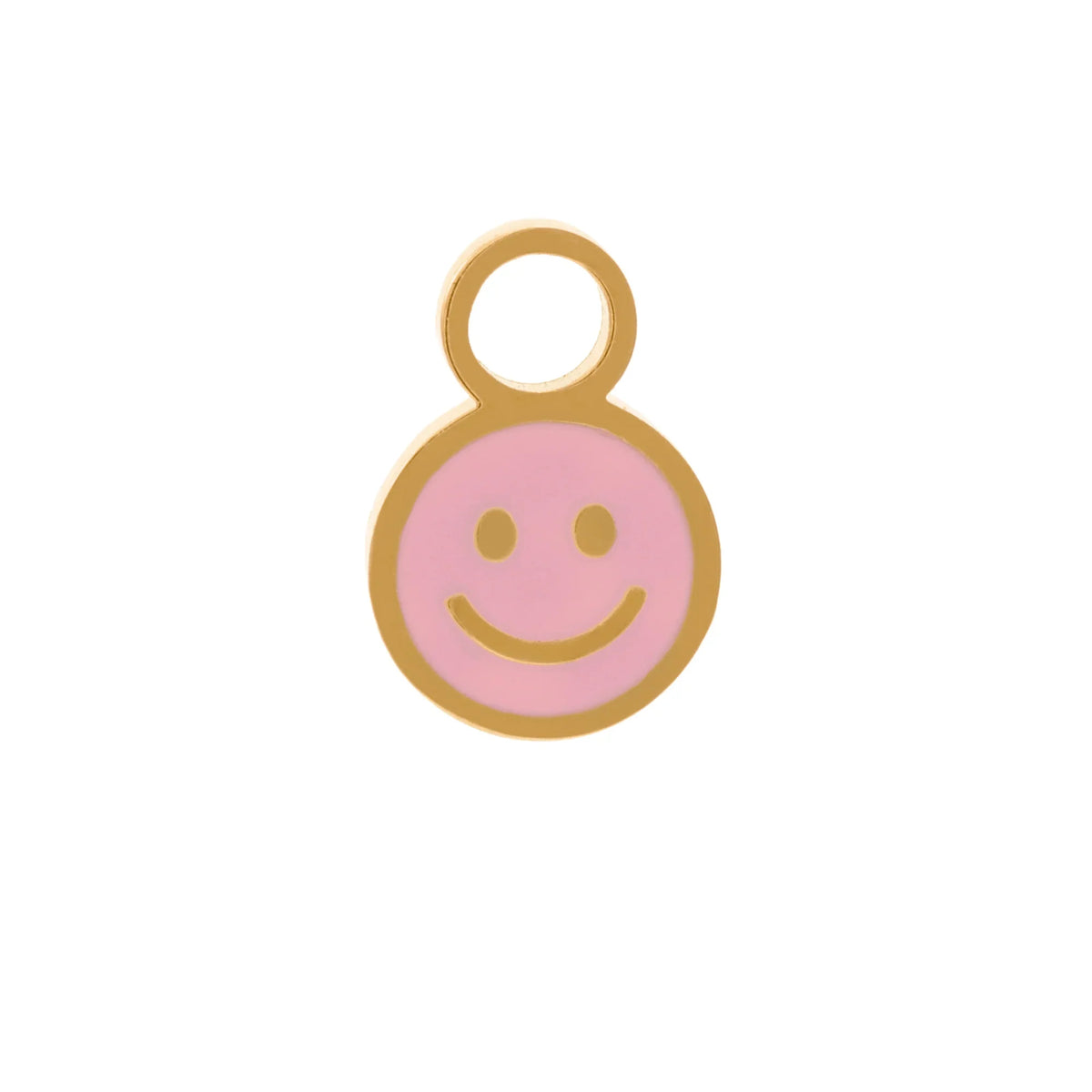Smiley Hoop Charm