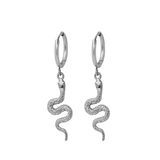 Snake Charm Hoops