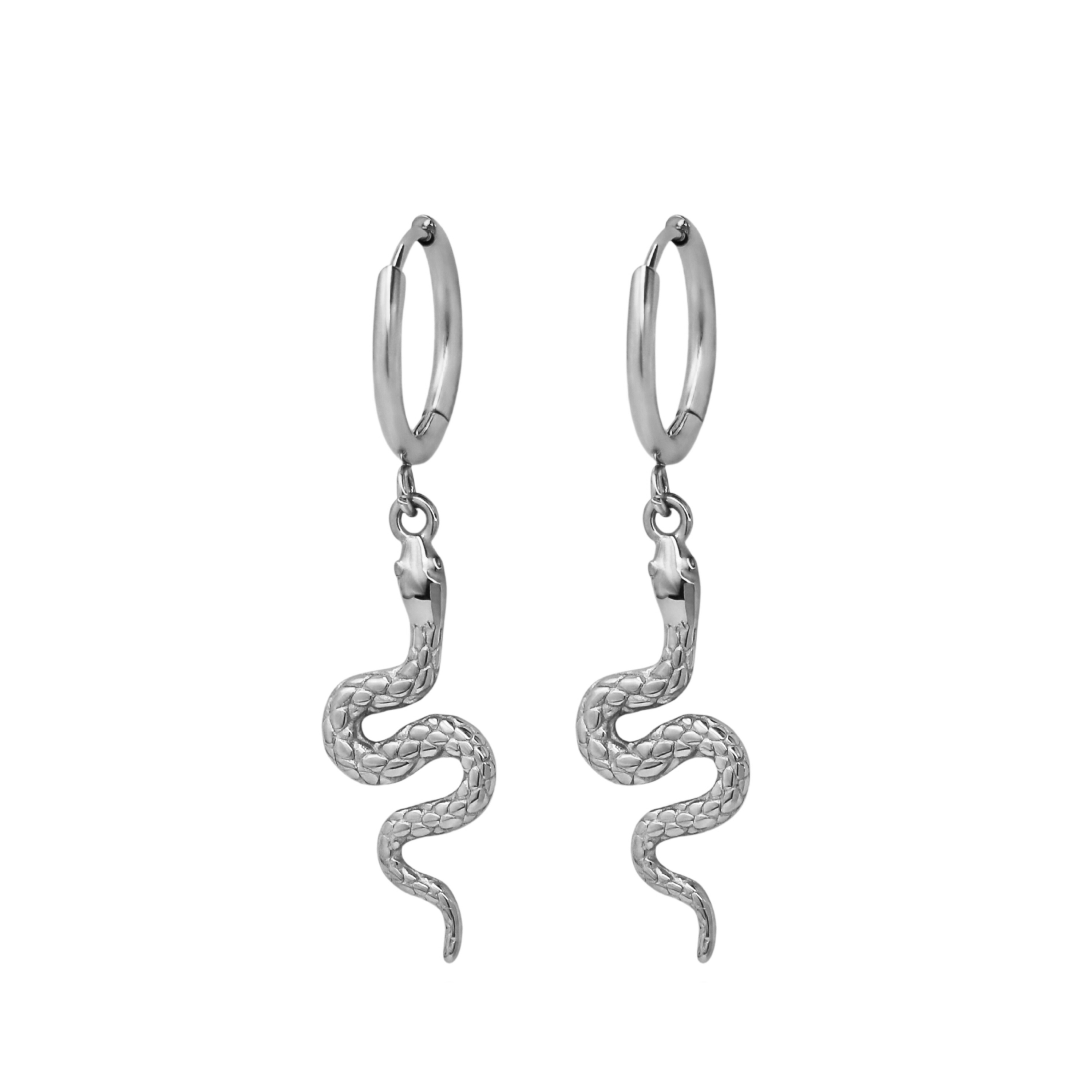 Snake Charm Hoops