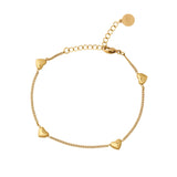 String of Hearts Bracelet