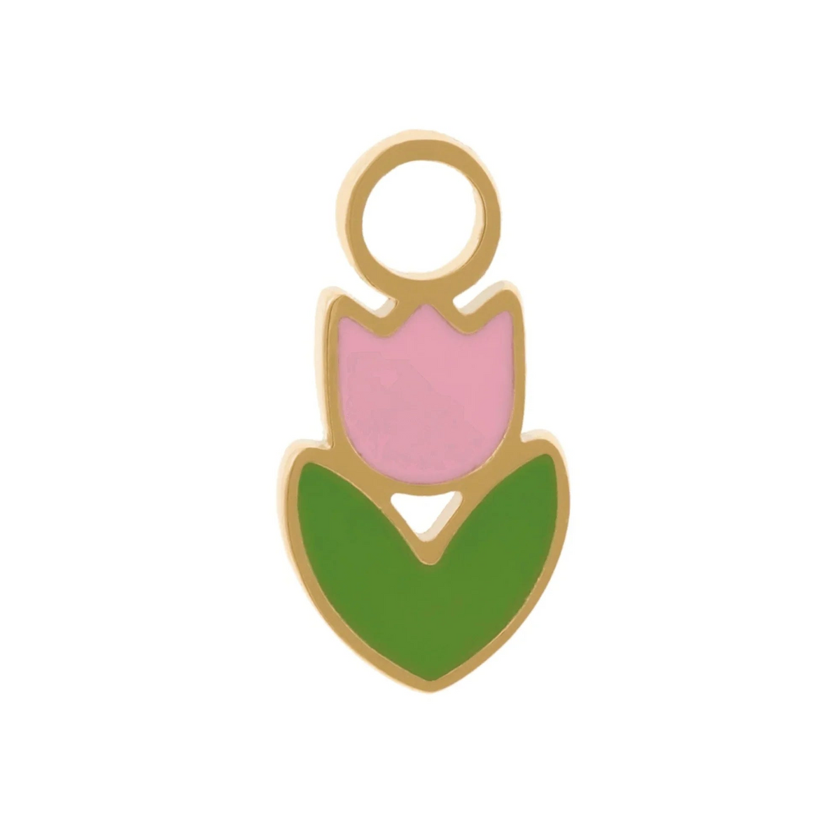 Tulip Hoop Charm