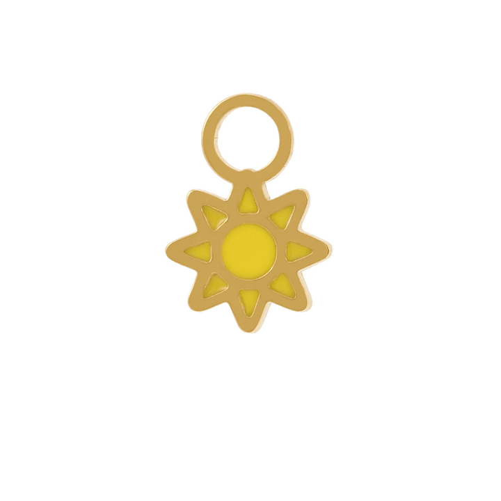 Sun Hoop Charm