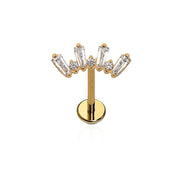Witch's Crown Flat Back Stud