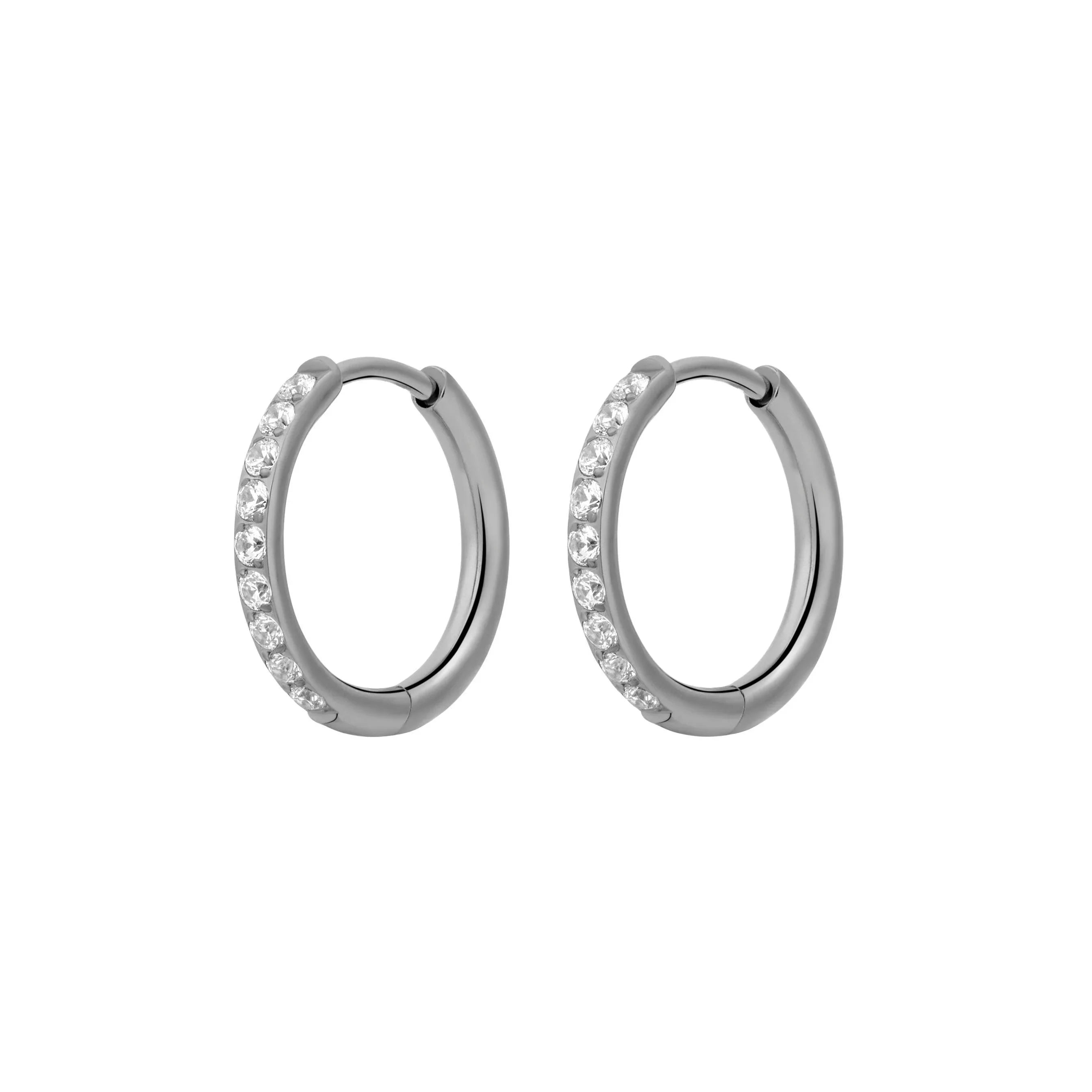 Titanium Celestial Hoops