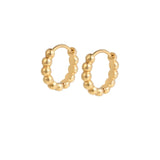 Titanium Poppy Hoops