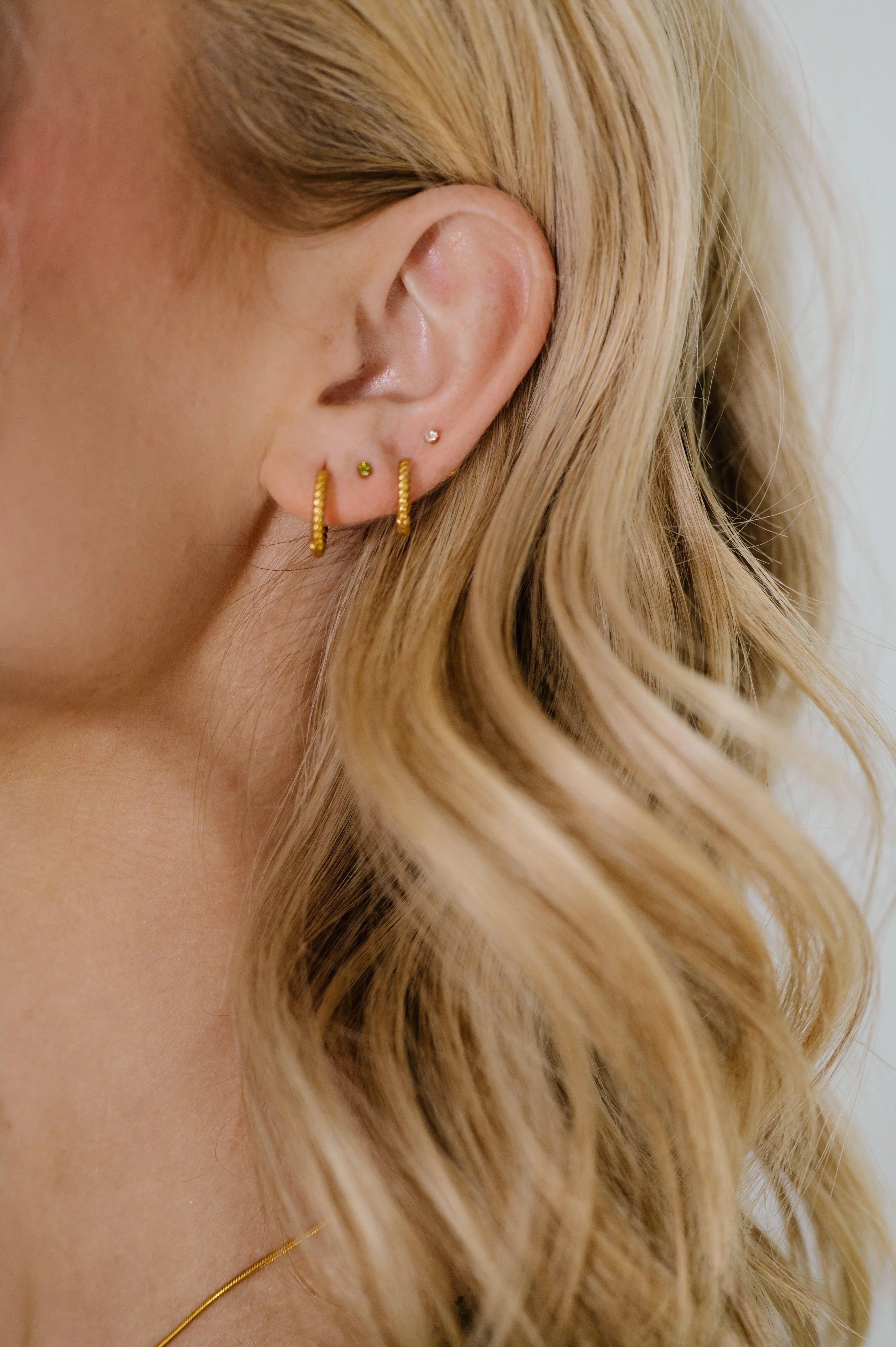 Micro Birthstone Flat Back Stud