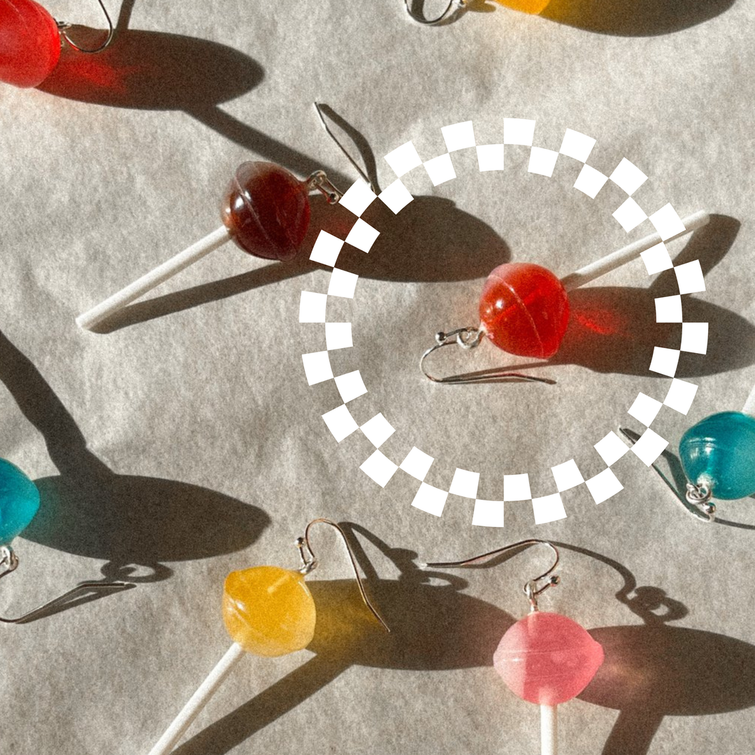 Lollipop Candy Earrings