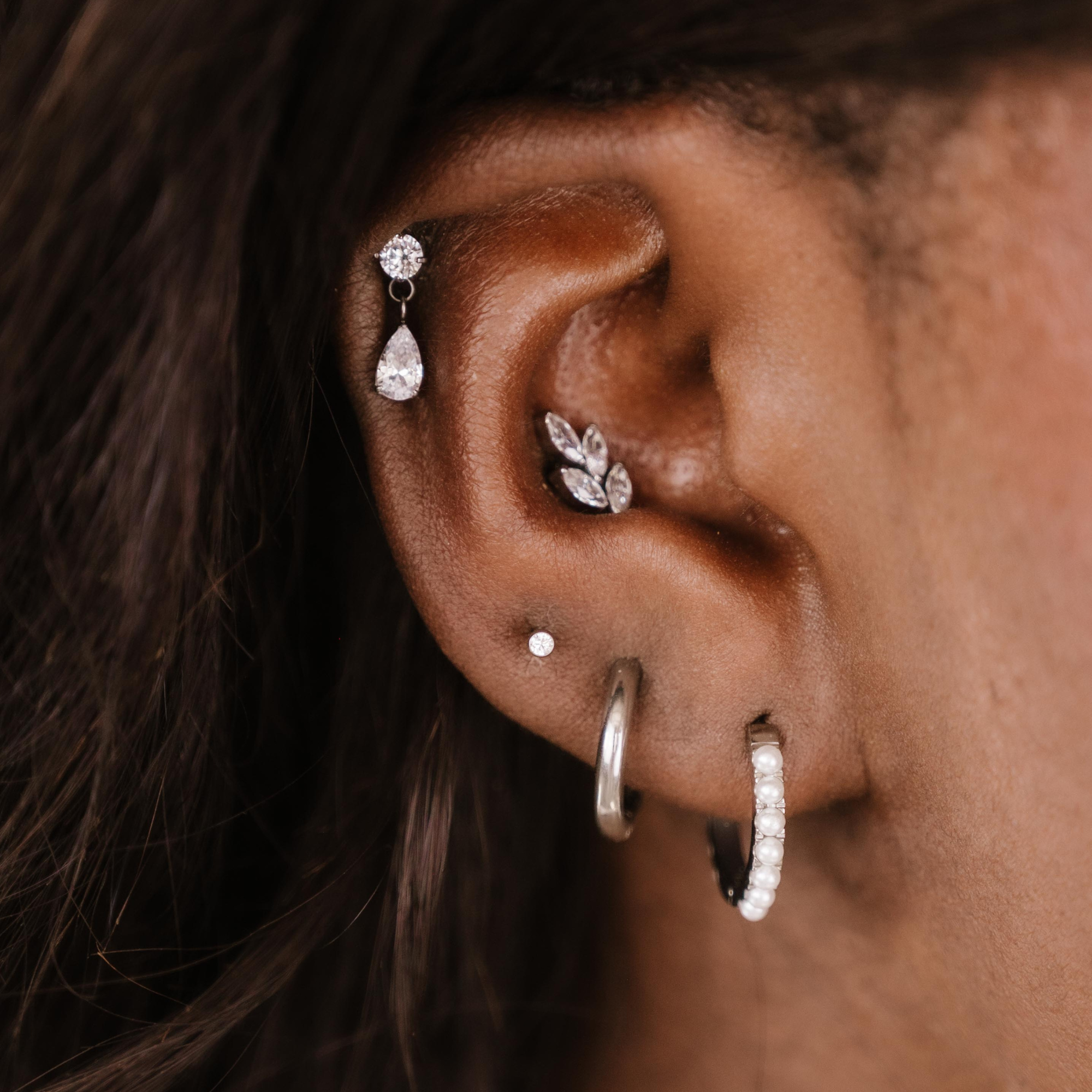 Lucine Flat Back Stud