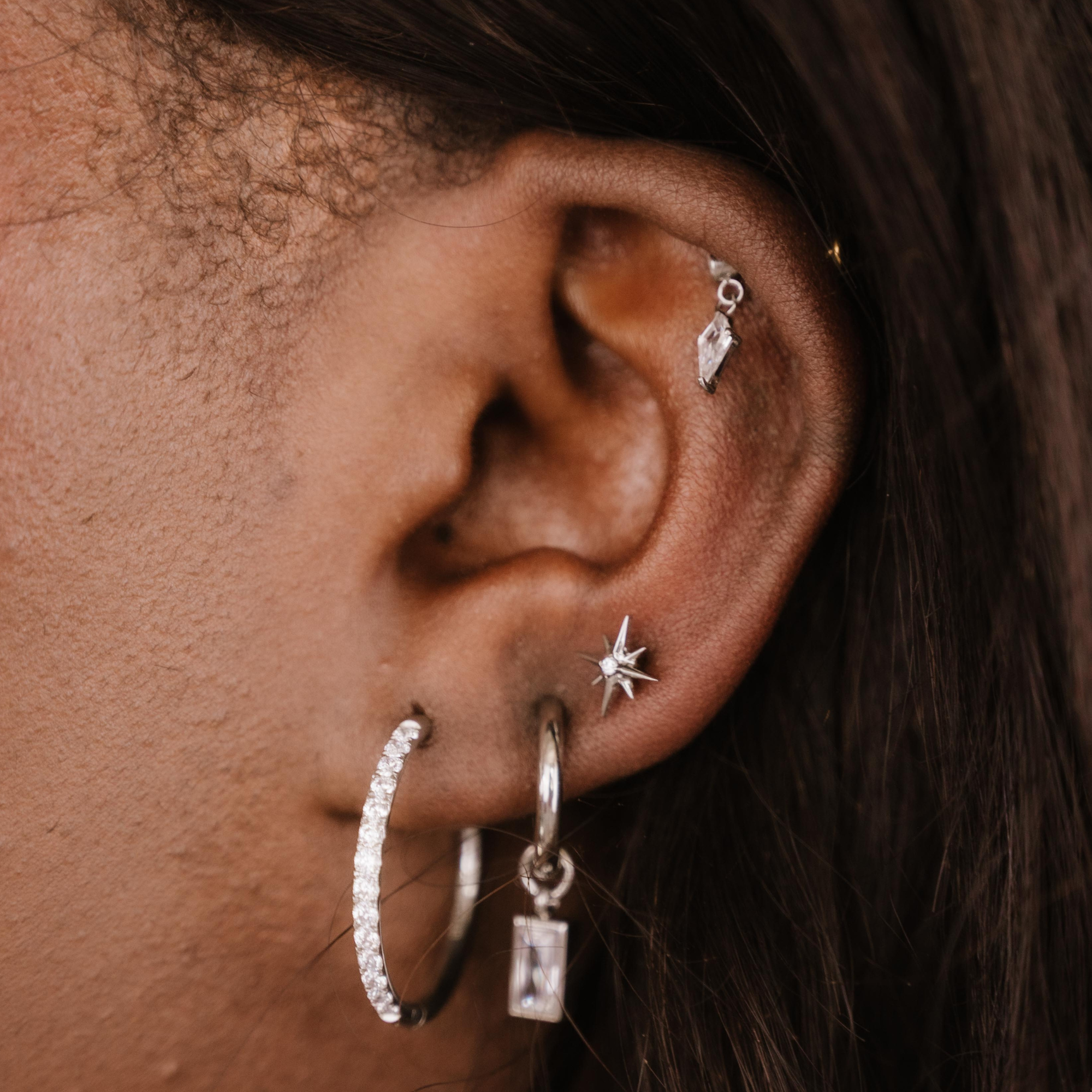 Glacé Flat Back Stud