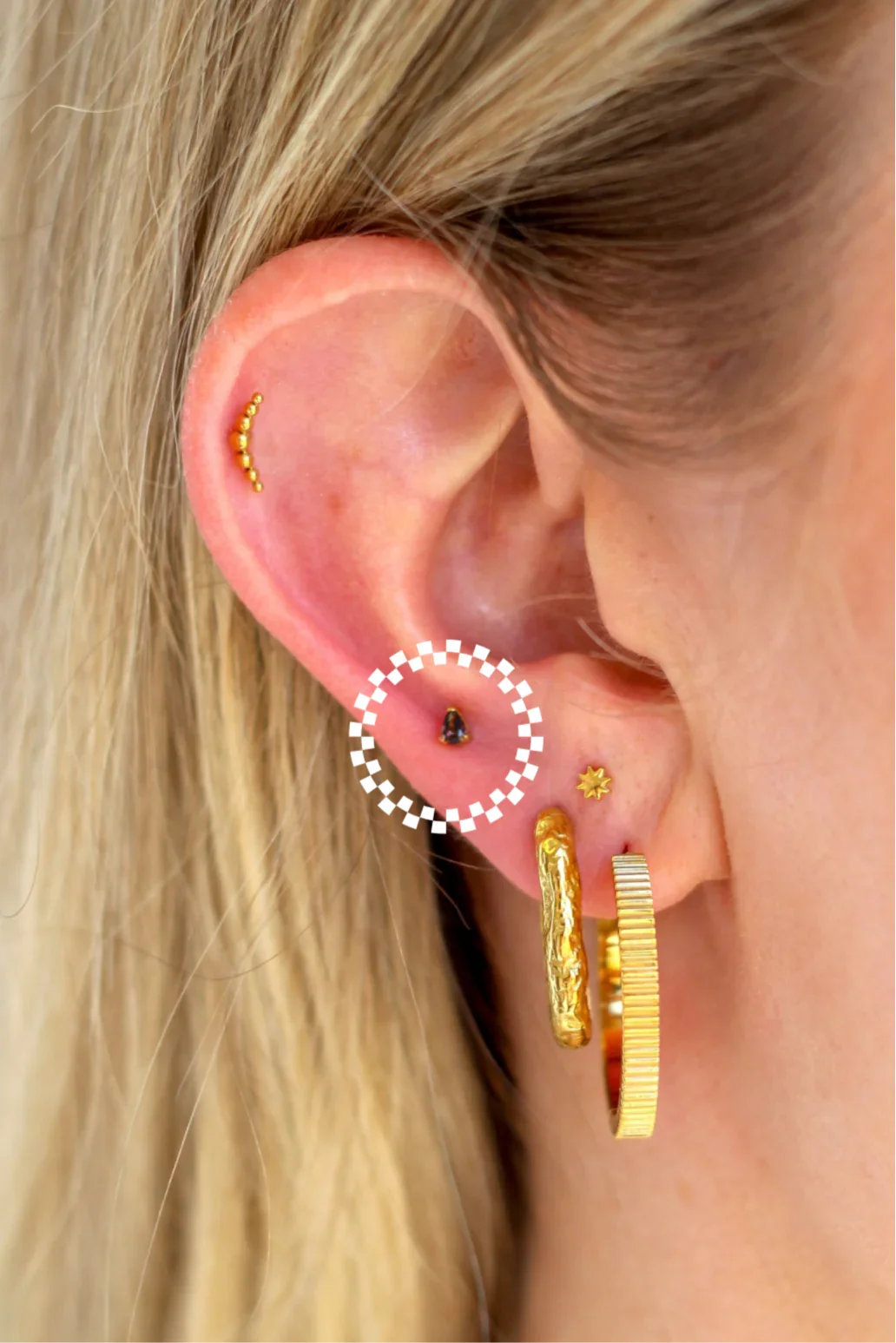 Diet Cola Drop Flat Back Stud