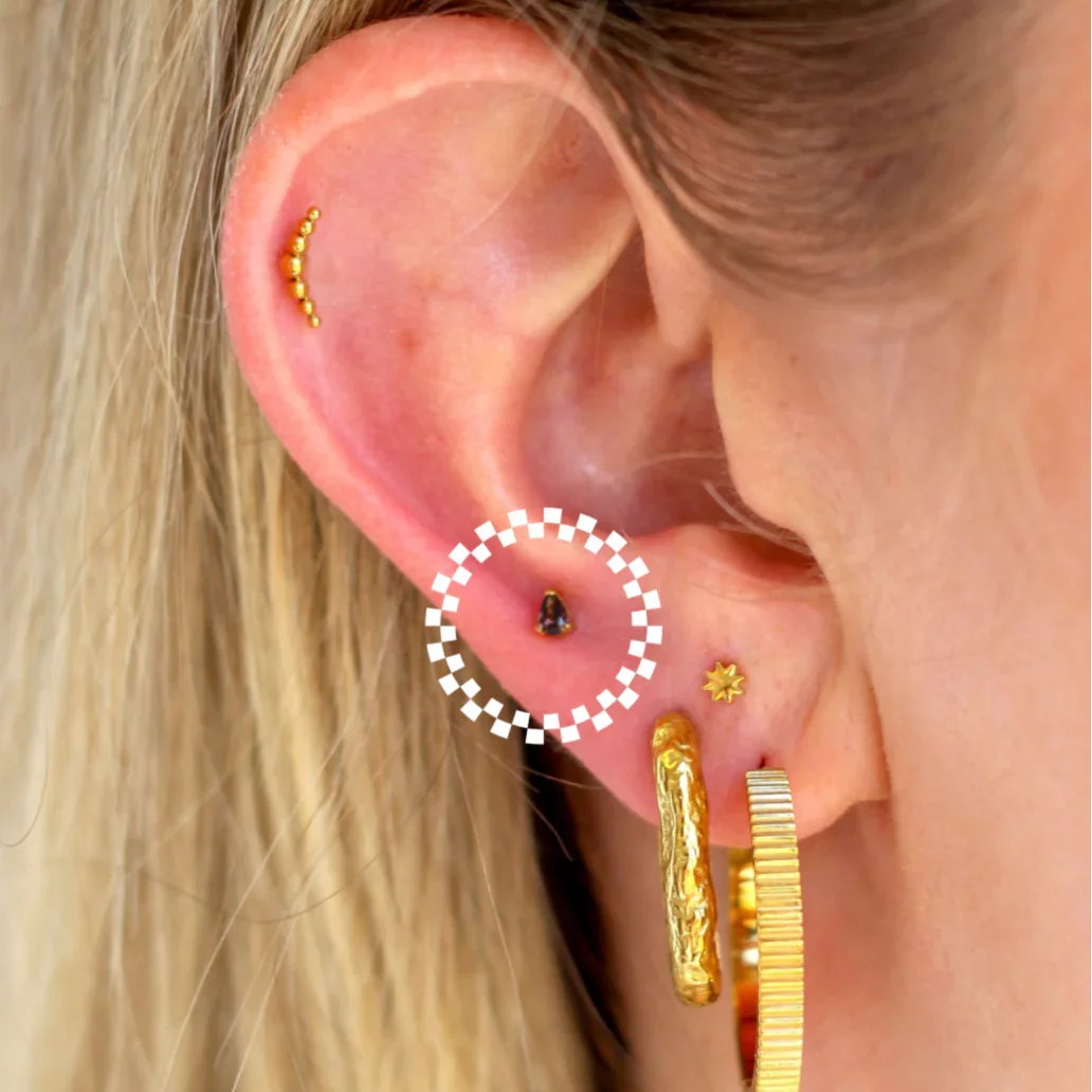 Diet Cola Drop Flat Back Stud