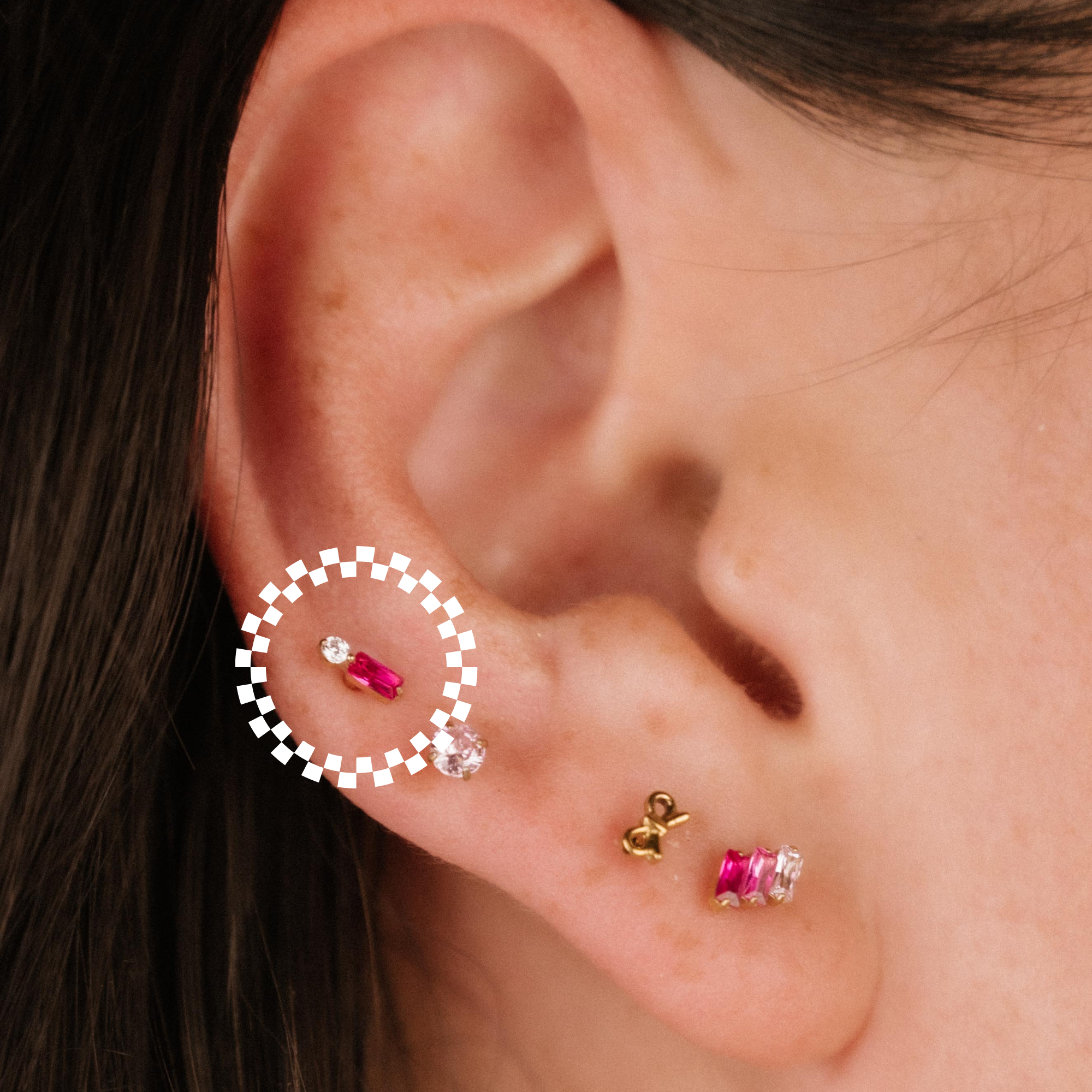 Vela Flat Back Stud