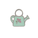 Watering Can Enamel Hoop Charm