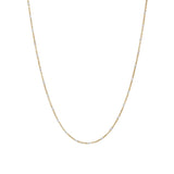 White Enamel Dotted Necklace