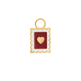 Yours Truly Enamel Hoop Charm