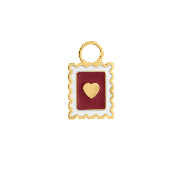 Yours Truly Enamel Hoop Charm