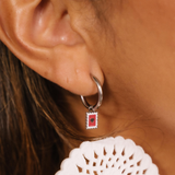 Yours Truly Enamel Hoop Charm