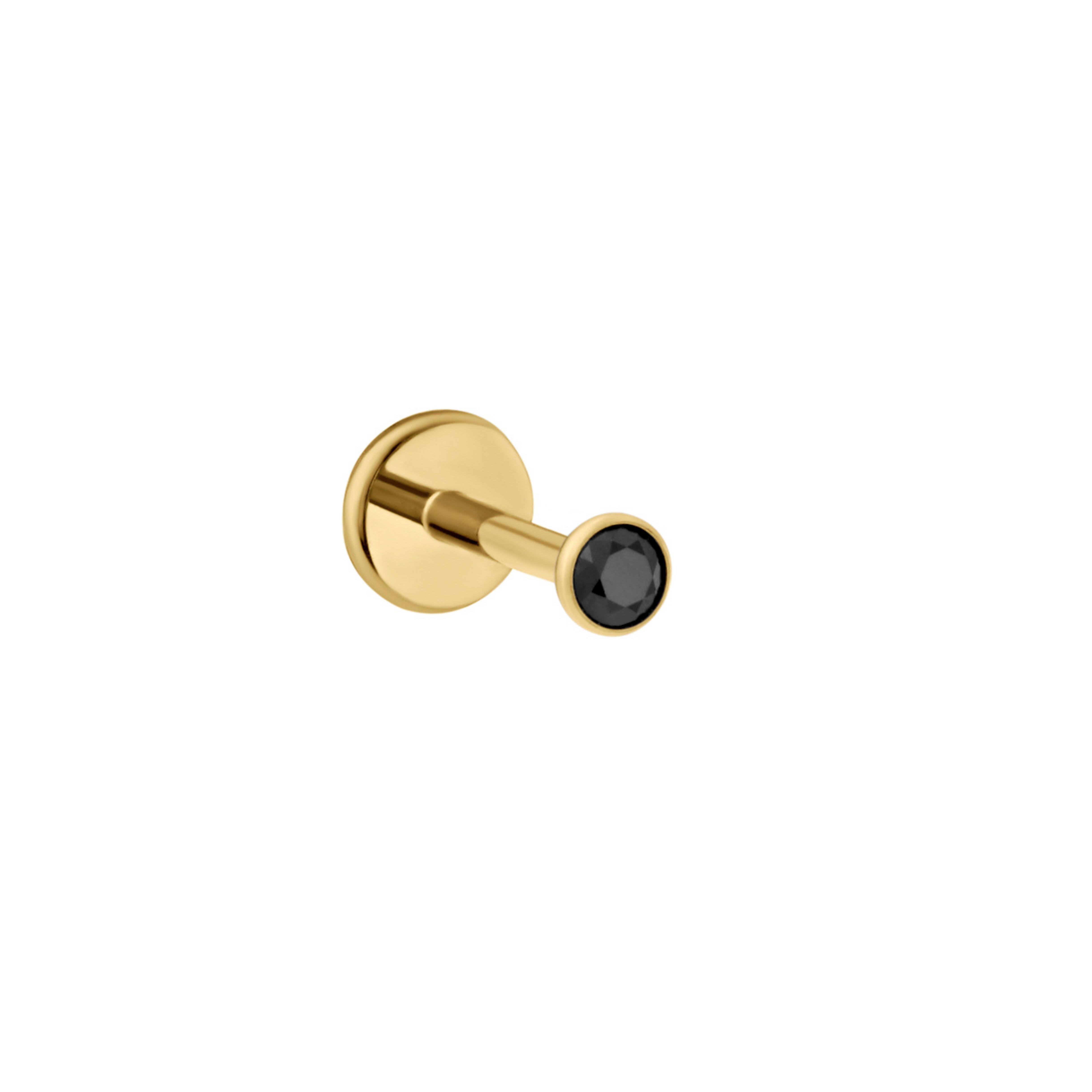 Zirconia Constellation Flat Back Stud - Onyx