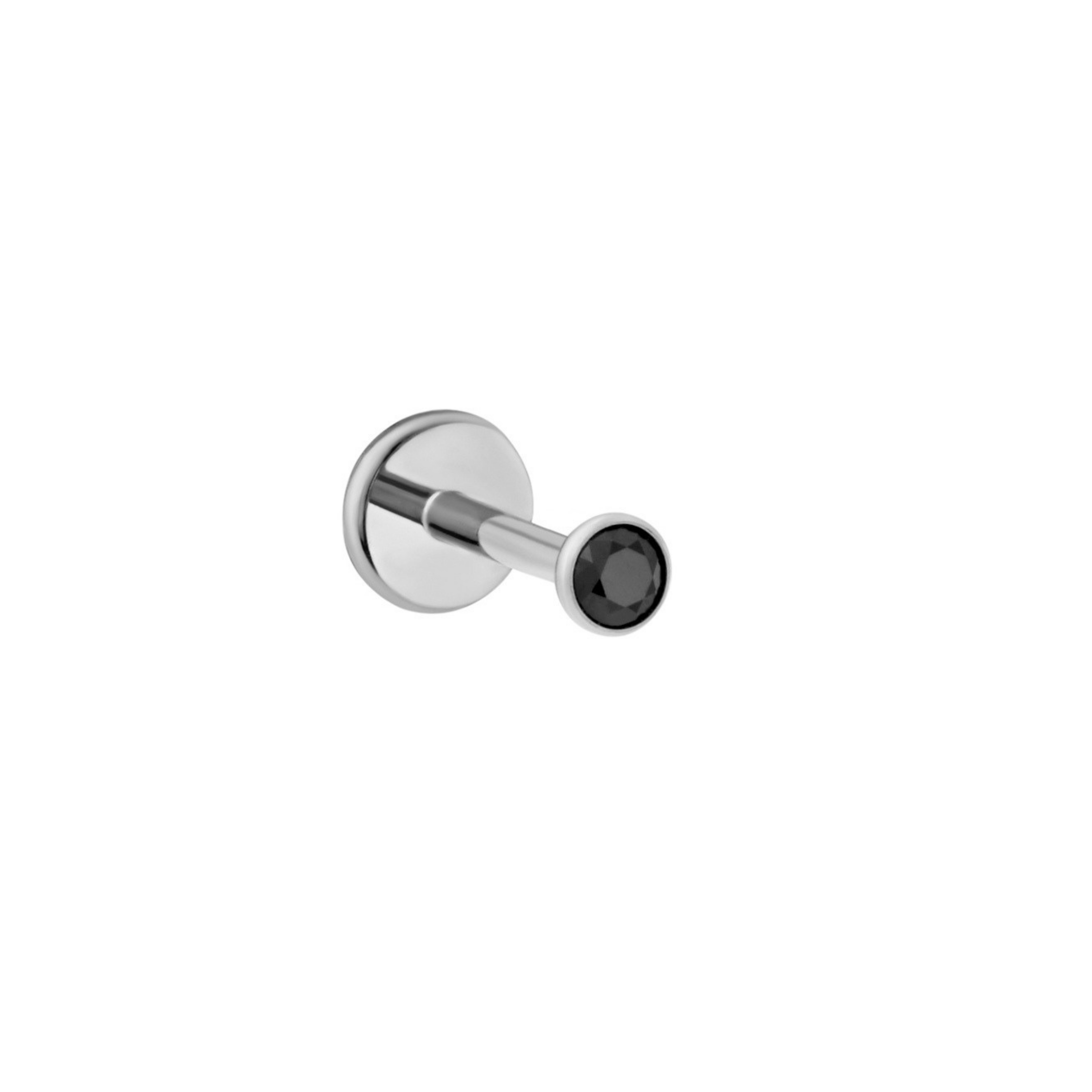 Zirconia Constellation Flat Back Stud - Onyx