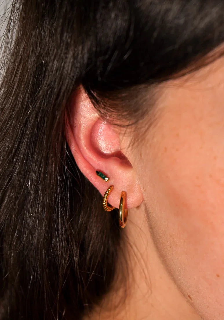 Zombie Finger Enamel Flat Back Stud