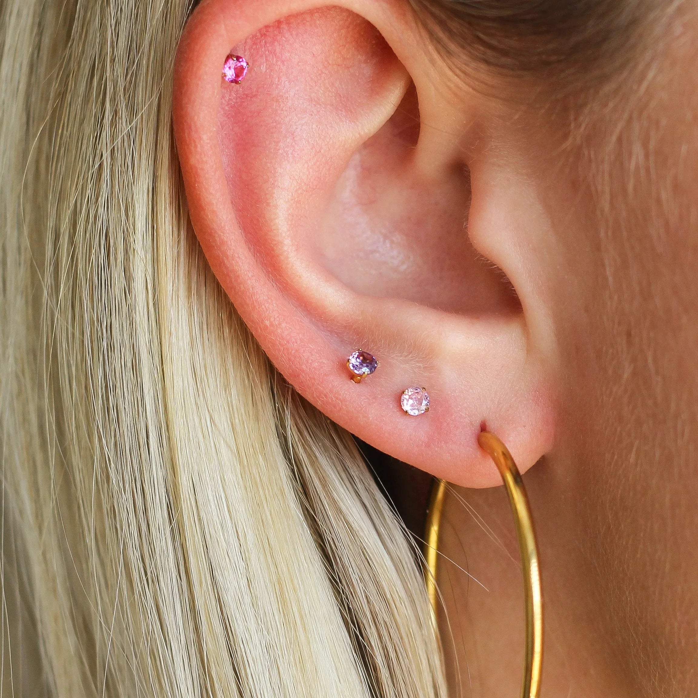 Birthstone Flat Back Stud