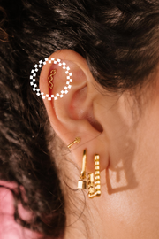 Chain Reaction Flat Back Stud