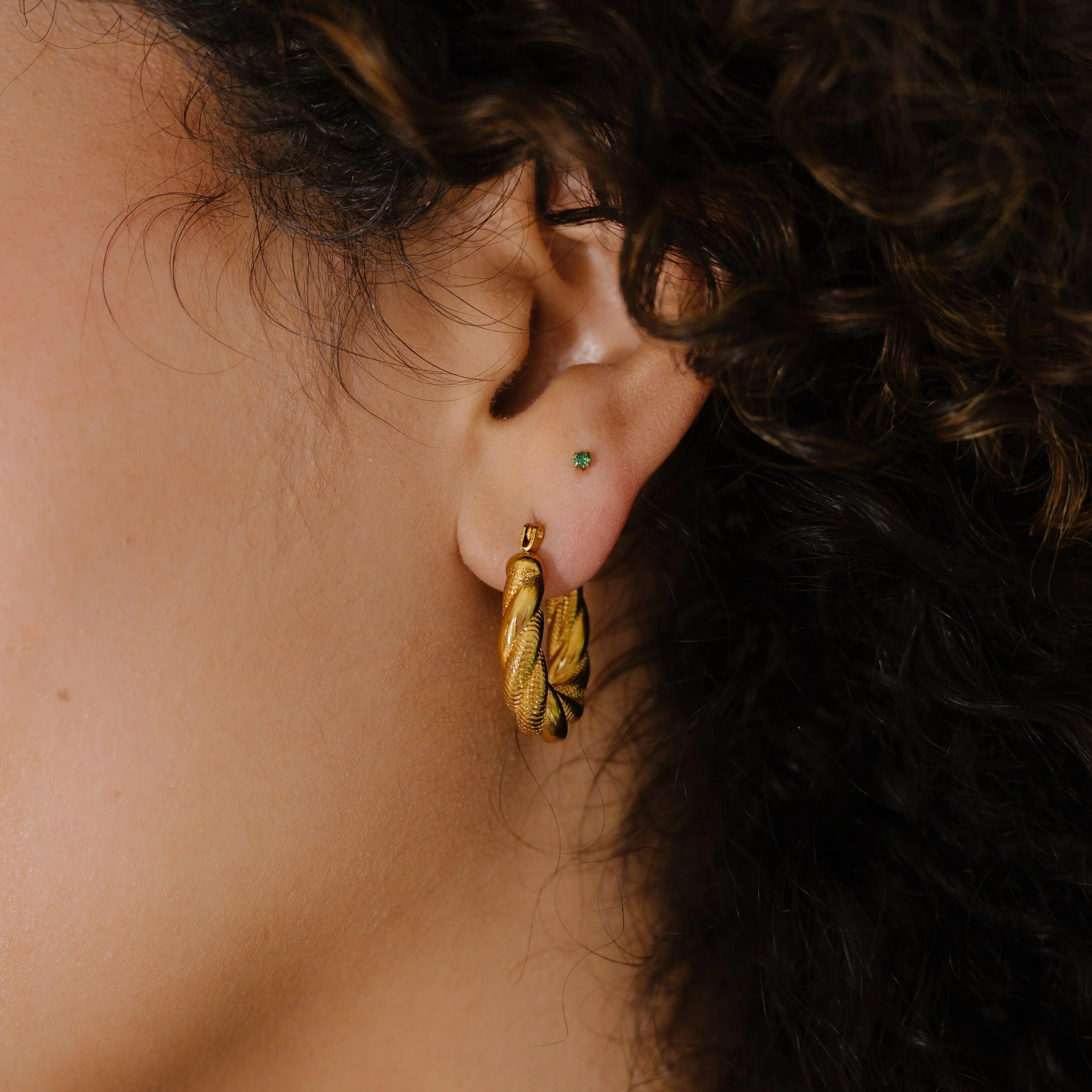 Micro Birthstone Flat Back Stud