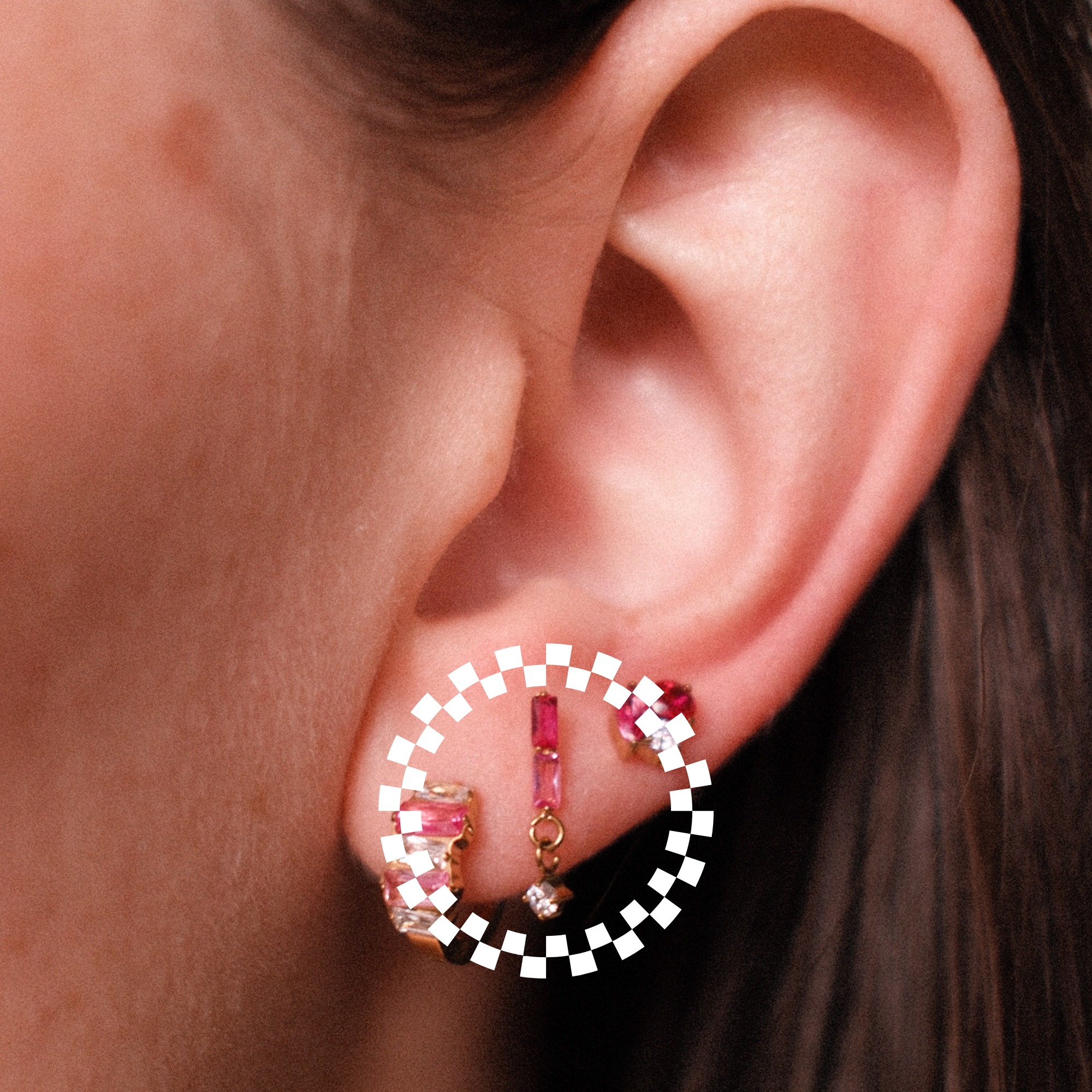 Gloss Flat Back Stud