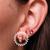 Aurora Titanium Hoops